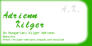adrienn kilger business card